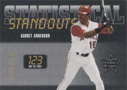 2002 Leaf Rookies & Stars - Garret Anderson #SS-10
