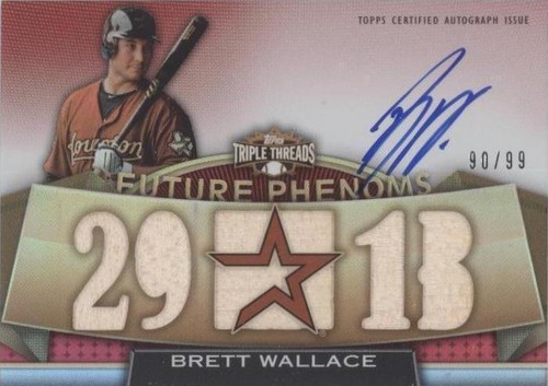 2011 Topps Triple Threads - Brett Wallace #111