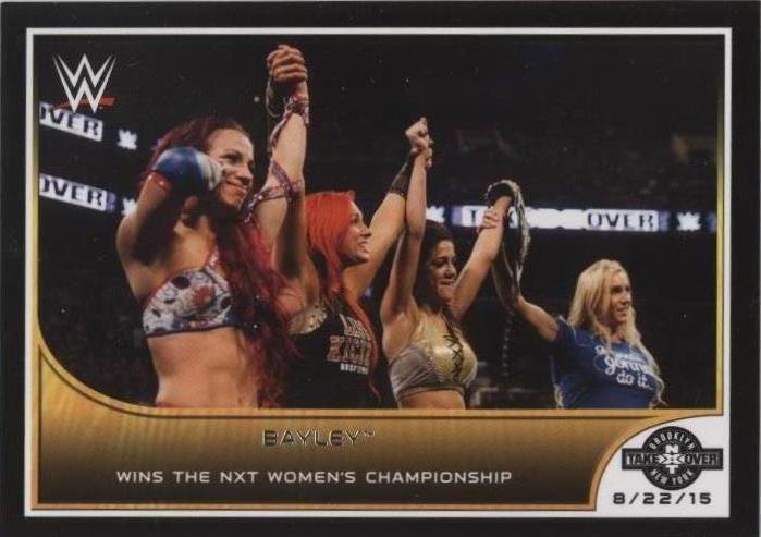 2016 Topps WWE Road to Wrestlemania - Bayley #109