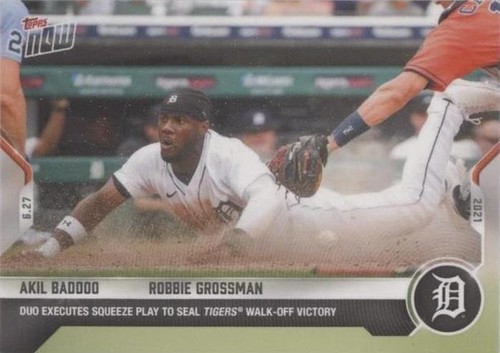 2021 Topps Now - Akil Baddoo Robbie Grossman #423