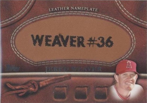2011 Topps - Jered Weaver #MGL-JWE