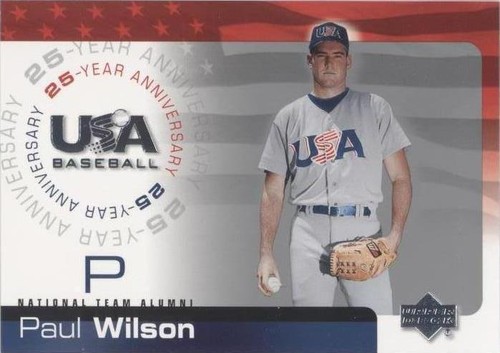 2004 Upper Deck USA Baseball 25-Year Anniversary - Paul Wilson #USA-80