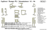 MERCURY MOUNTAINEER 1995 1996 DASH TRIM KIT d