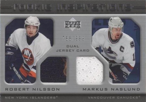 MARKUS NASLUND 2005-06 UPPER DECK ROOKIE UPDATE SP ICE 8X