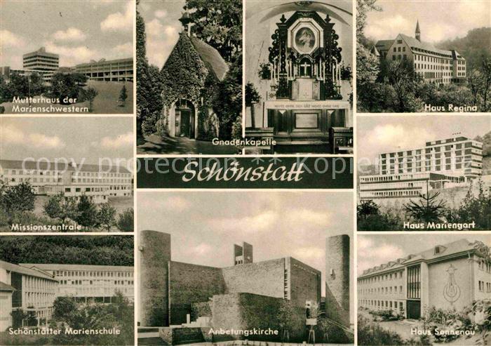 72793646 Schoenstatt Vallendar Gnadenkapelle Missionszentrale Haus Mariengart
