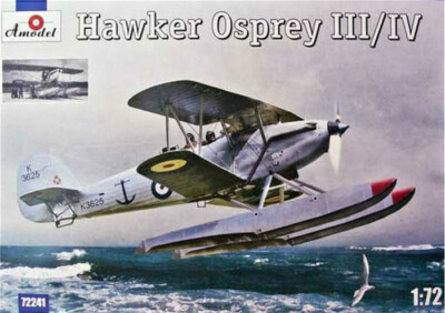 1/72 Hawker Osprey III/IV  British seaplane biplane A-Model 72241 Model kit