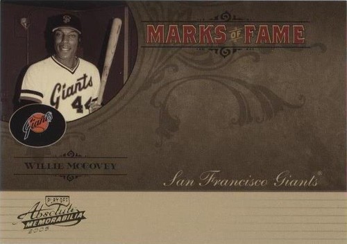 2005 Playoff Absolute Memorabilia - Willie McCovey #MF-44