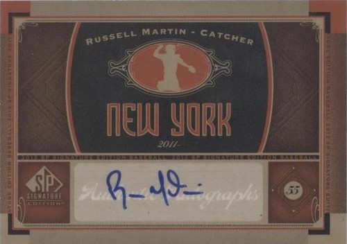2012 SP Signature Edition - Russell Martin #NYY 14