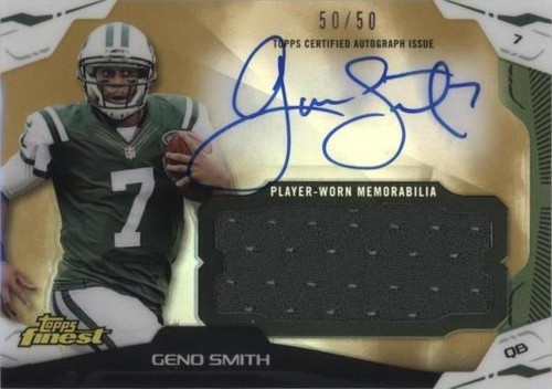 2014 Topps Finest Geno Smith #AJR-GS