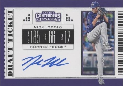 2019 Panini Contenders Draft Picks - Nick Lodolo #13