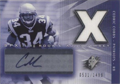 2004 SPx Cedric Cobbs #192