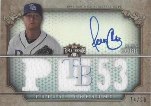 2013 Topps Triple Threads - Alex Cobb #114