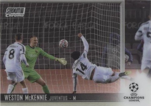2020-21 Topps Stadium Club Chrome UCL Weston McKennie #67
