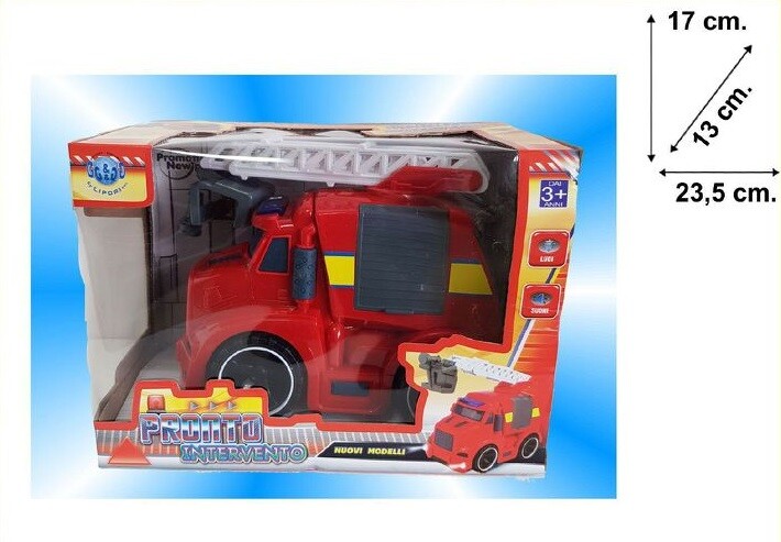 Pronto Intervento Camion Pompieri Macchina Giocattolo Gioco Bambini sar