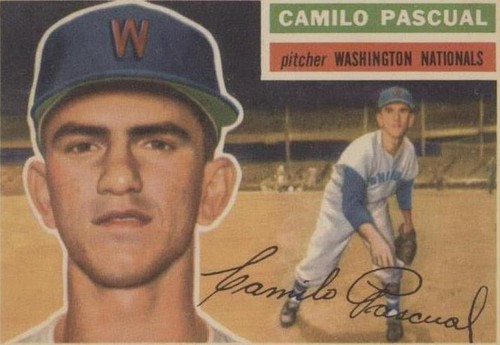 Carte Baseball 1958 Topps #219 Camilo Pascual – Senators – EX-MT