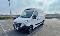 2016 66 RENAULT MASTER MM35 2.3DCi 125 BUSINESS FRIDGE FREEZER VAN IN WHITE