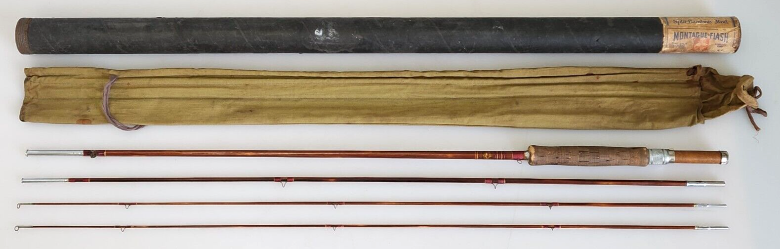 Montague Flash 9' Split-Bamboo Fly Fishing Rod, Medium Trout Montague Flash 9' Split-Bamboo Fly Fishing Rod, Medium Trout