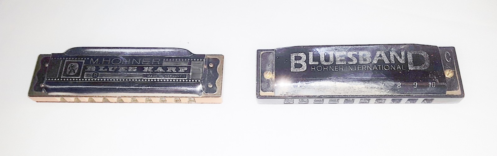 Lot: 3 Vintage Hohner Harmonicas & 3 Harmonica Instruction Guides
