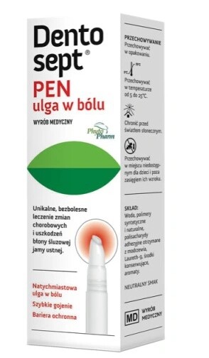 Dentosept Pen Zahnschmerzgel 3,3 Ml - Schnellwirkendes Schmerzmittel