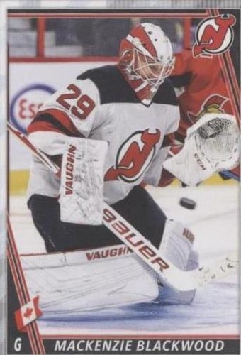 2020-21 Topps NHL Stickers - Mackenzie Blackwood #297