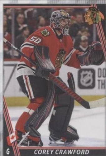 2020-21 Topps NHL Stickers - Corey Crawford #111