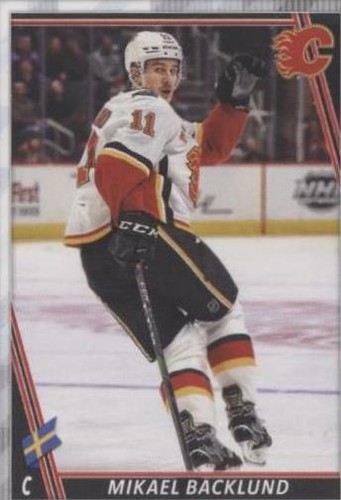 2020-21 Topps NHL Stickers - Mikael Backlund #80