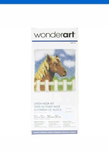 New Wonderart Pony Latch Hook Kit 12