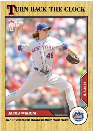 2020 Topps Now Turn Back the Clock - Jacob deGrom #130