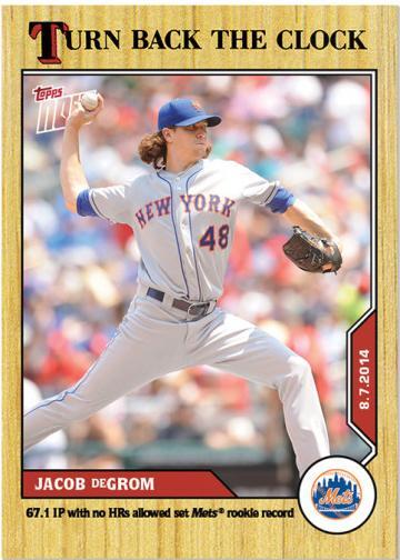 2020 Topps Now Turn Back the Clock - Jacob deGrom #130
