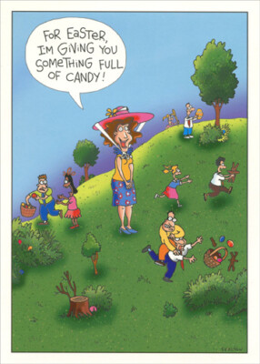 Something Full of Candy - Designer Greetings Funny Easter Card