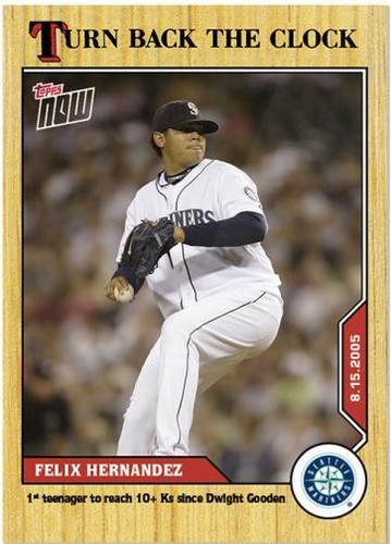 2020 Topps Now Turn Back the Clock - Félix Hernández #138