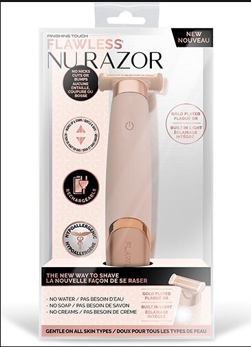 Finishing Touch Flawless Nu Razor Cordless Razor - Gold