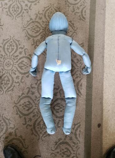 Vintage Bendable Mannequin Boogie Bear's Design dress form 2 year old boy