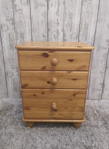 Small Pine Chest Of 3 Drawers Chest Of Drawers Used Furniture In