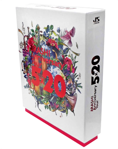 ARASHI Anniversary Tour 5x20 Blu-Ray 4disc Set Fan Club