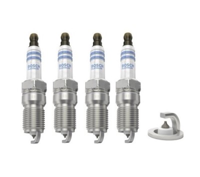 Spark Plugs x 4 Bosch Platinum Fits Ford Focus MK II Mondeo C-Max Volvo 1.8 2.0