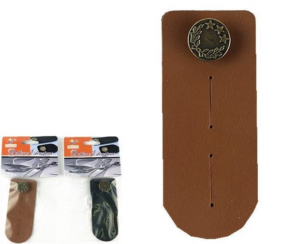 Prolunga Estensione Girovita Aumenta Taglia Con Bottone Per Pantaloni Pelle dfh