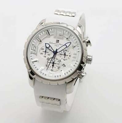 Pre-owned Salvatore Mara Watch Men's Made In Japan Quartz Italy Brand Analog Business