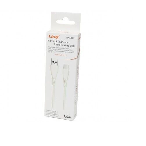 Cavo Dati E Ricarica Usb Plug Tipo C Type-C linq tpc-9207