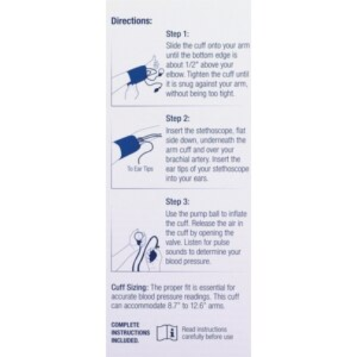 Stethoscope 8.. Cvs Health Manual Blood Pressure Monitor