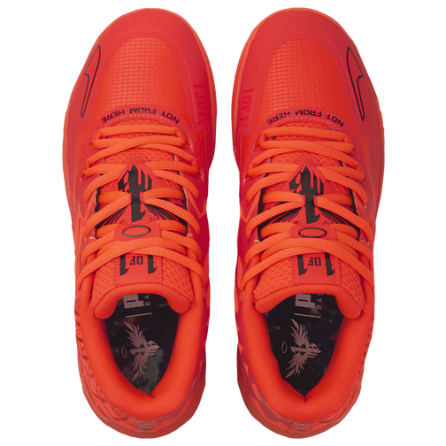 Pre-owned Puma Mb.01 Not From Here Size 7 Gs Lamelo Ball Red Blast Ds 376886-02