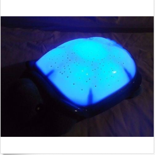 Cloud B Blue Sea Turtle Tranquil Lights Ceiling Projector Music