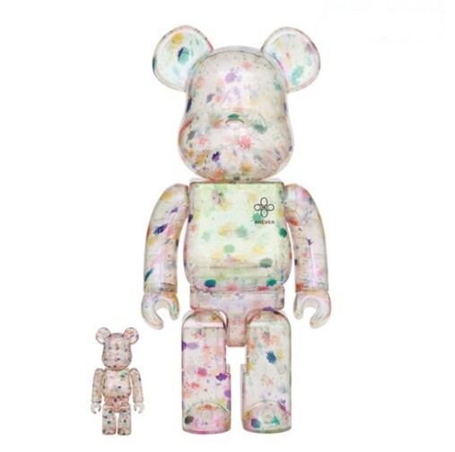 MEDICOM TOY - BE@RBRICK ADER 400％ Medicom Toy BE@RBRICK Bearbrick 400% + 100% ANEVER Authentic