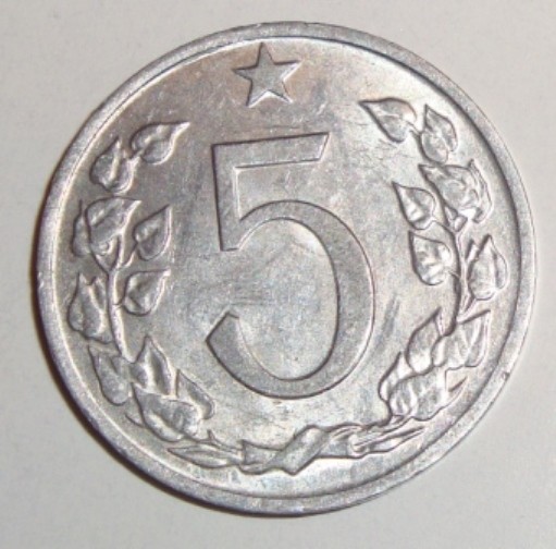 Czechoslovakia 5 Haler / 1976 / - Vf