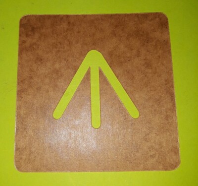MOD Pheon Crows Foot Broad Arrow STENCIL 50mm 2'' For Restoration Re-Enactment