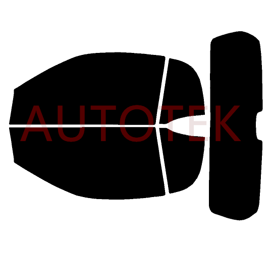 PreCut All Side Windows Film Any Tint Shade % For Smart Fortwo Coupe 2008-2017