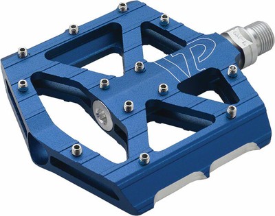 VP Components All Purpose Pedals - Platform, Aluminum, 9/16'', Blue