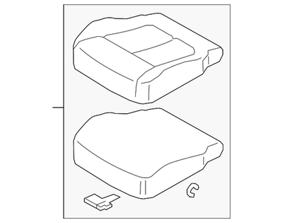 Genuine Mitsubishi Cushion Assembly 6911F446XA