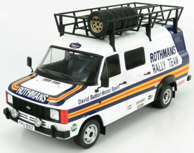 IXO 1/18 FORD TRANSIT MK2 MKII ROTHMANS RALLY TEAM ASSISTANCE/SUPPORT VAN 1979