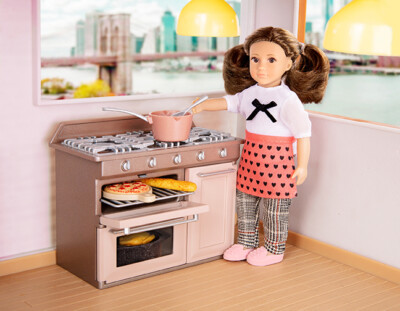 Lori by Our Generation Cornelia's 6'' Doll & Kitchen Set New $39.99